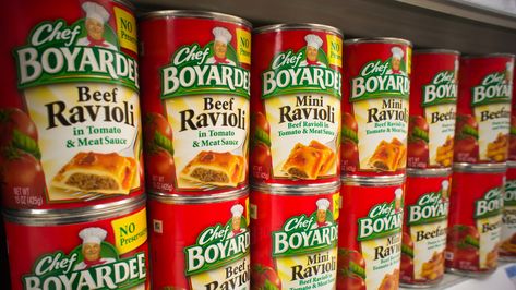 Canned Ravioli, Wwii Soldiers, Chef Boyardee, Pasta Sauce Recipes, Meat Sauce, Tasting Table, American Soldiers, Home Chef, Pasta Sauce