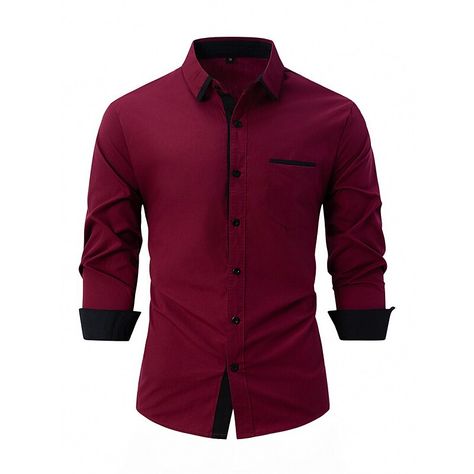 Casual dress shirt men