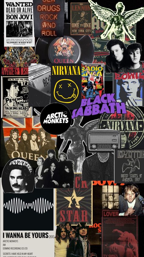 lmk if y’all want me to make a collage out of anything 🖤 Rockstar Aesthetic, Music Collage, Disco Dance, Collage Poster, Music Aesthetic, A Collage, Aesthetic Collage, I Tried, Wallpaper Backgrounds