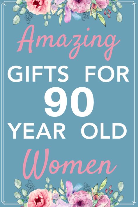 Our curated list of the 25 best 90th birthday gift ideas for women is filled with heartwarming surprises and cherished keepsakes. Click through to find a meaningful and memorable 90 year old woman birthday gift that will make her special day even more extraordinary. Memorable Gifts For Grandma, 90th Birthday Gifts For Women, Birthday Gifts For 90 Year Old Woman, 90 Year Old Birthday Party Ideas Mothers, 90 Th Birthday Gift Ideas, 90th Birthday Ideas Woman, 90 Birthday Ideas, 90th Birthday Present Ideas, 90th Birthday Gifts For Grandma