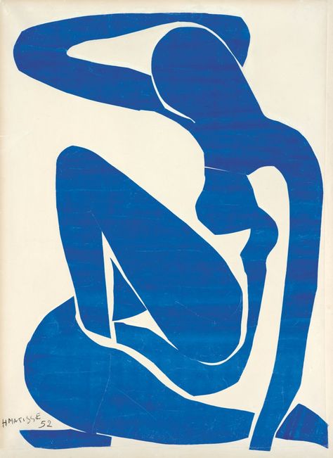 “Henri Matisse: The Cut-Outs” at Tate Modern - Luxe Beat Magazine Henri Matisse, Blue And White, Blue, White