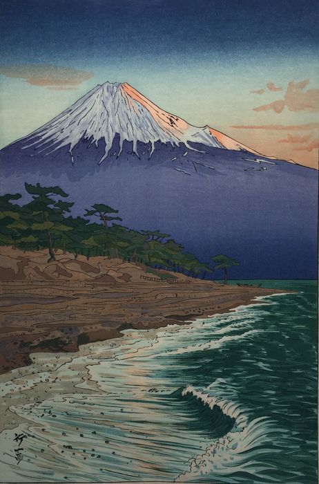 Erin Hanson, Mont Fuji, Summer Scenes, Japanese Artwork, Traditional Japanese Art, Wood Block Printing, Japanese Landscape, Mt Fuji, Art Japonais