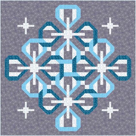 Diamond in the Sky Quilt Pattern QN-014 (advanced beginner, king) Winter Quilt Patterns, Sky Quilt Pattern, Winter Quilts Patterns, Sky Quilt, Medallion Quilts, Winter Quilt, Diamonds In The Sky, Cottage Quilt, Start Quilting