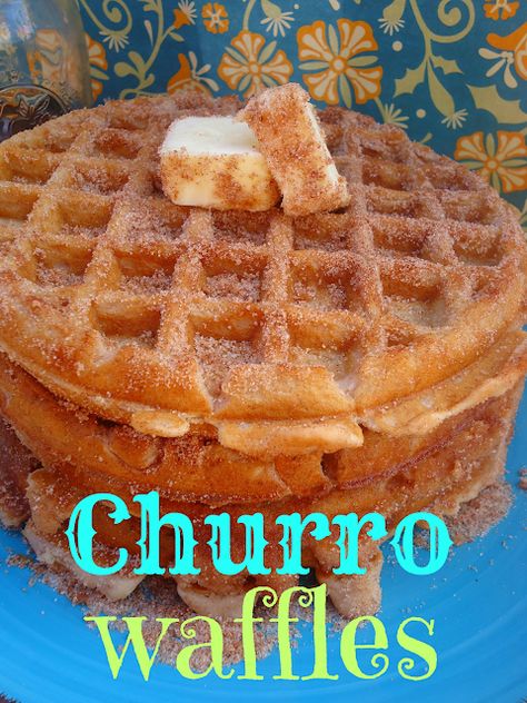 Churro Waffles, Waffle Batter, Waffle Iron Recipes, Waffle Maker Recipes, Think Food, Waffle Iron, Waffle Recipes, Waffle Maker, Breakfast Dishes