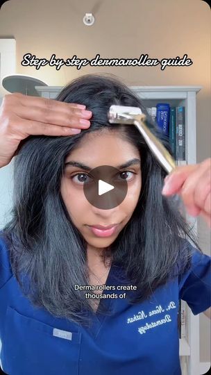 395K views · 3.2K reactions | Comment “DERMAROLLER” and I will DM you a step-by-step dermaroller routine & product links for hair growth. #dermaroller #hairgrowthtips #hairloss #dermatologist | Dr. Neera Derma Roller Before And After, Skin And Hair Care, Derma Roller, Hair Growth Tips, For Hair Growth, Hair Rollers, Hair Journey, Hair Growth, For Hair