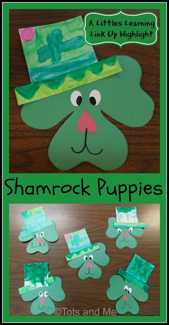 Easy Kids Easter Crafts, March Art For Preschoolers, Preschool Crafts For March, St Patricks Day Preschool Snacks, Shamrock Craft Kindergarten, March Craft Kindergarten, Easy March Crafts For Toddlers, St Patrick Toddler Crafts, Crafts For March For Kids