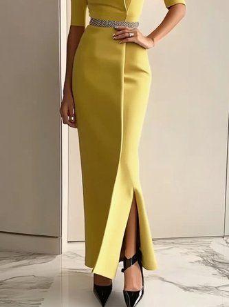 Bodycon Dress Formal, Asymmetrical Cut, Elegant Party Dresses, Gala Dresses, Dress Silhouette, Daily Dress, Party Gowns, Types Of Dresses, Party Dresses For Women