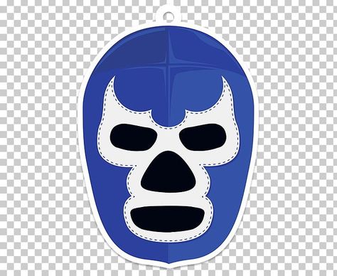 Blue Demon Luchador, Cake Mascara, Lucha Mask, Wrestling Mask, Blue Mascara, Blue Demon, Png Art, Mask Template, Blue Pin