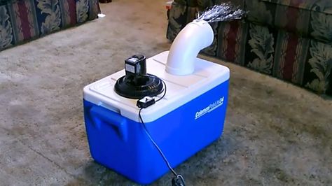 Homemade Ac, Homemade Air Conditioner, Cooler Air Conditioner, Tent Air Conditioner, Ac Cooler, Diy Ac, Diy Air Conditioner, Chests Diy, Diy Cooler