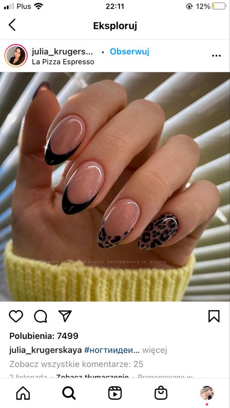 Acrylic Nails Oval, Nails Short Acrylic, Nails Oval, Western Nails, Nails Pretty, Leopard Print Nails, Minimal Nails, Animal Nails, Leopard Nails