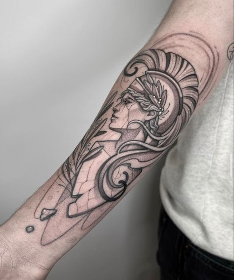 Athena Tattoo Simple, Athena Tattoo Minimalist, Myth Tattoo, Ares Tattoo, Athena Tattoo, Mama Tattoo, Work Tattoo, Johnny Bravo, Greek Myth