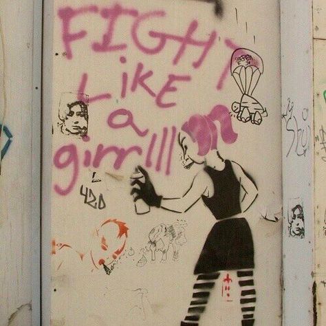 Like A Girl, On The Side, A Girl, Graffiti, Tumblr, Building, Pink, Instagram