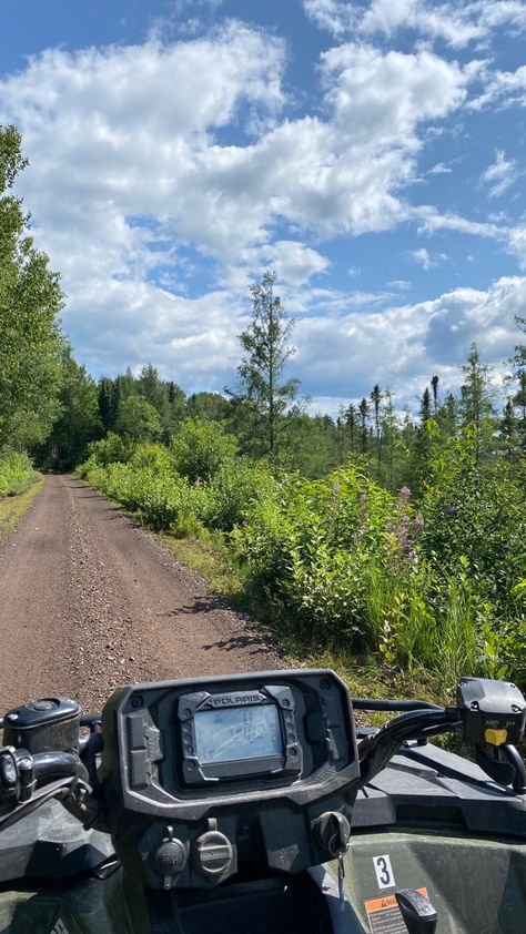 Utv Riding Aesthetic, Four Wheeling Aesthetic, 4 Wheeler Aesthetic, Four Wheelers Aesthetic, Trail Ride Aesthetic, Four Wheeler Aesthetic, Atv Riding Aesthetic, Summer Constellations, Trail Aesthetic