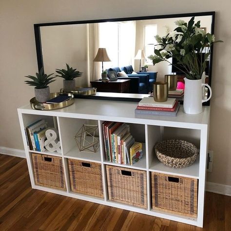 Cube Storage Decor, Entryway Styling, Utah Salt Lake City, Cute Books, Home Organizers, Home Organizer, Apartment Living Room Design, Apartment Decor Inspiration, Room Makeover Inspiration