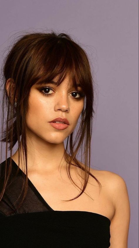 How To Cut Bangs, How To Style Bangs, Curtain Bangs, Jena, Jenna Ortega, The Beast, Pretty Hairstyles, Hair Goals, Beauty And The Beast