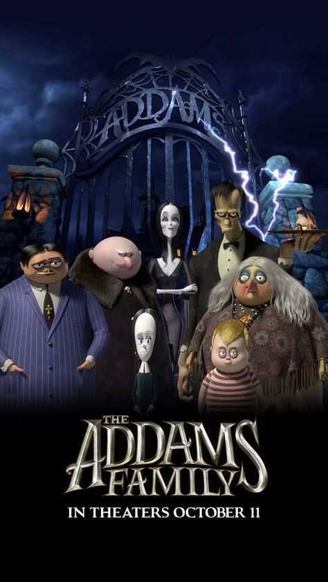 The Addams Family 2019, Addams Family 2019, Addams Family Cartoon, Addams Family Movie, Addams Familie, Gomez And Morticia, Addams Family Wednesday, Adams Family, The Addams Family