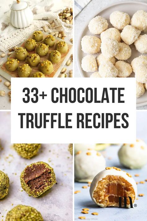 20+ Heavenly Chocolate Truffles Recipes Truffle Ideas Desserts, Brandy Truffles Recipe, Easy Truffle Recipes, Chocolate Truffle Recipe, Truffle Recipes Chocolate, Christmas Chocolate Balls, Fall Truffles Recipe, Truffle Filling Recipes, Christmas Chocolate Truffles