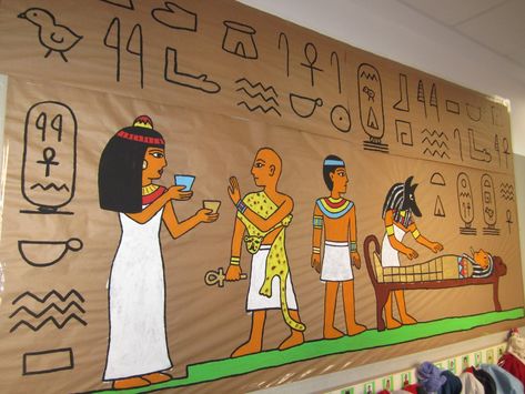 Egypt Display, Egypt Vbs, Joseph In Egypt, Egyptian Crafts, Ancient Egypt Projects, Egypt Crafts, Egyptian Party, Egypt Project, 6th Grade Social Studies