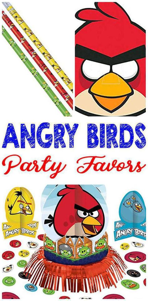 Check out these amazing angry birds party favors. Have an awesome angry birds party for your child. These party favors are a great way to add a angry birds goodie bag for the children and make the kids angry birds party memorable. Red Angry Bird, Bird Birthday Parties, Party Favor Ideas, Angry Birds Party, Bird Party, Kids Favors, Bird Birthday, Party Favors For Kids Birthday, Childrens Birthday Party