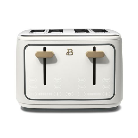 Black Toaster, Beautiful Kitchenware, 4 Slice Toaster, White Icing, Black Sesame, Drew Barrymore, Bread Machine, Toaster Oven, Bagels