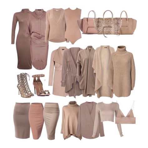 Soft Summer Fashion, Rose Taupe, Fashion Boards, Outfits And Accessories, Winter Typ, Chique Outfits, Soft Autumn, Fashion Capsule, Summer Inspiration