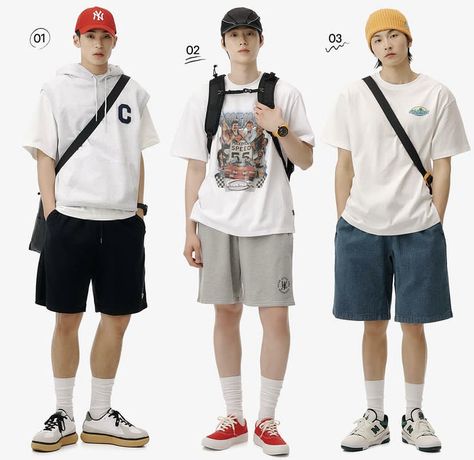 Korean Men Reference, Male Outfit Ideas Classy, Standing Poses Men, Casual Poses Male, Clothes Reference Male, Outfits For Short Guys, Man Standing Pose, Japanese School Outfits Male, Male Standing Pose Reference