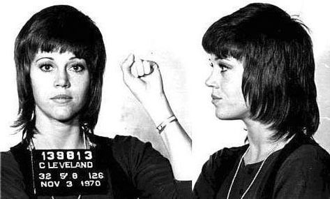 Jane Fonda Barbarella, Celebrity Mugshots, Workout Book, Johnny Manziel, Henry Fonda, Donald Sutherland, Vietnam Vets, Jane Fonda, Vietnam Veterans