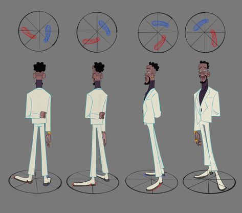 Stylized Cartoon Characters, Perspective Studies, Character Turnaround, Animation Inspiration, Animation Character, Character Model Sheet, Human Drawing, Character Design Sketches, 2d Character