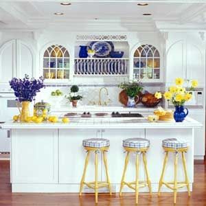 1000+ images about Navy & Yellow in the Kitchen on Pinterest Blue Yellow Kitchens, Pro Create, Lemon Kitchen Decor, Yellow Kitchen Decor, Blue Kitchen Decor, Kitchen Decorations, Dining Room Blue, Decorating Kitchen, Country Kitchens