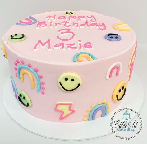 Smile Birthday Cake, Birthday Cake Ideas For 8 Year Girl, 7 Is A Vibe Birthday Cake, Cake For 10th Birthday Girl, Birthday Cake 9th Girl, 7 Year Birthday Cake, Birthday Cakes For 10 Year Girl, 8th Birthday Cakes For Girls, Birthday Cake For 11yrs Old Girl