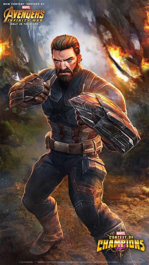 ArtStation - Captain America Wallpaper ( the infinity war version ), Charles Chen Ge Captain America Artwork, Ekko League Of Legends, Marvel Contest Of Champions, America Wallpaper, Marvel Games, Contest Of Champions, Captain America Wallpaper, Marvel Champions, Superhero Villains