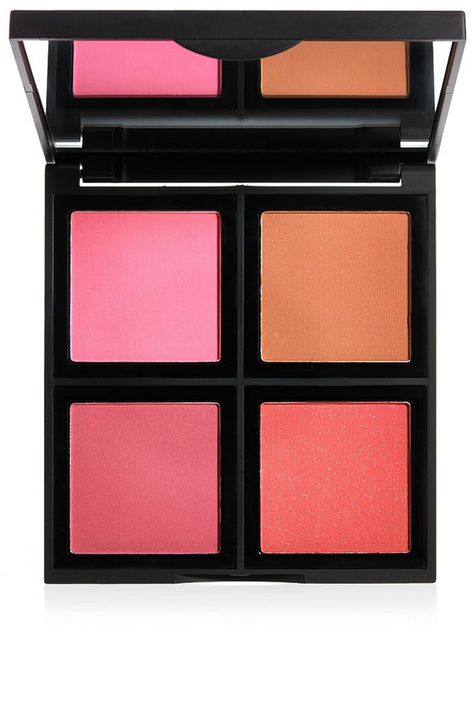 Sunset Shades - HarpersBAZAAR.com Elf Bronzer, Elf Rouge, Drugstore Blush, Elf Blush Palette, Elf Blush, Elf Contour, Cream Contour Palette, Milani Baked Blush, Foundation Palette