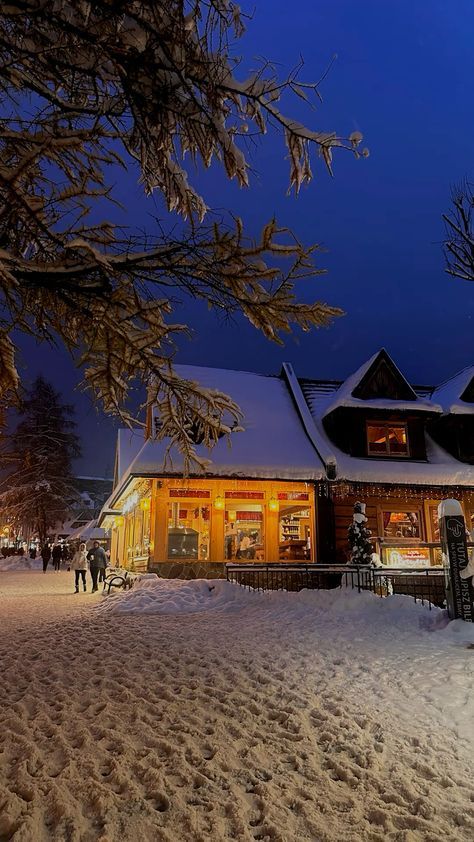 Zakopane Poland, Outdoor Decoration Ideas, Outdoor Christmas Decoration Ideas, Winter Trip, Travel Album, Winter Village, Christmas Decoration Ideas, Winter Travel, Krakow