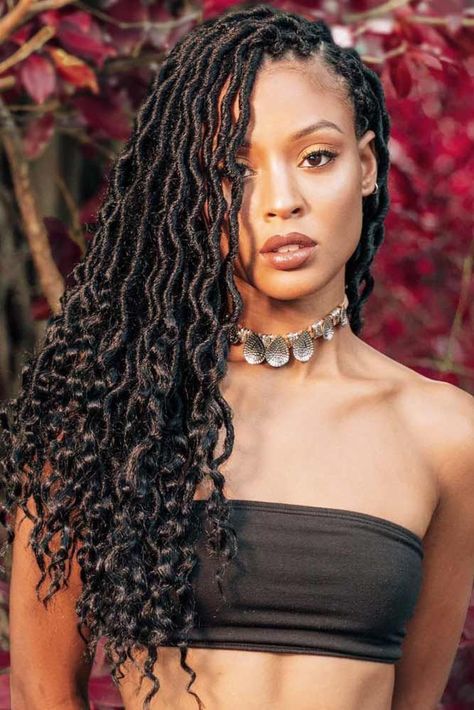 Afro Beauty, Long Hair Models, Marley Hair, Faux Locs Hairstyles, Cute Box Braids Hairstyles, Pelo Afro, Locs Hairstyles, Goddess Braids, Faux Locs