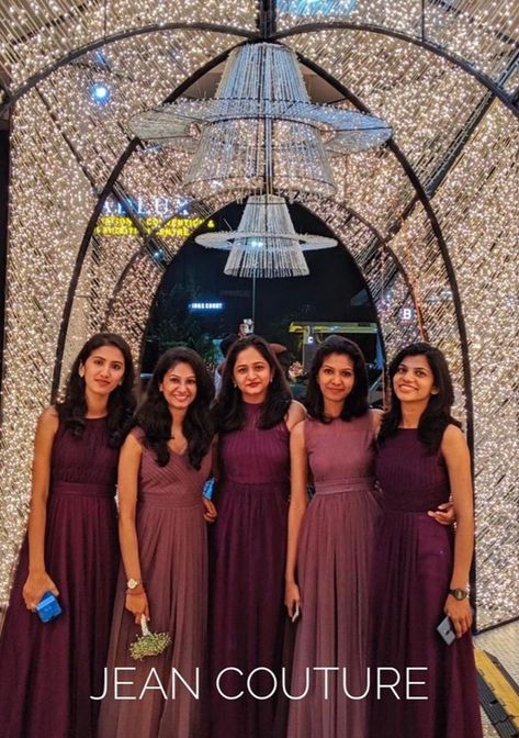 Bridesmaid Christian Dresses, Brides Maids Dress Styles Kerala, Brides Maids Outfit, Marriage Function Dress, Bridesmaid Dresses Kerala Christian, Betrothal Dress, Wedding Frock Designs, Bridal Maid Dress, Indian Wedding Bridesmaids