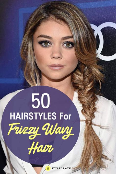 Living with frizzy wavy hair can be one of the most frustrating things on the planet. So, to help you escape the agony of properly styling your frizzy, wavy hair, I have compiled a list of 50 fantastic hairstyles that would work perfectly for you. Have a look! Long Frizzy Hair Hairstyles, Braids For Wavy Hair, Hairstyles For Frizzy Wavy Hair, Hairstyles For Long Wavy Hair, Hairstyles For Over 50, Frizzy Wavy Hair, Wavy Hair With Braid, Fantastic Hairstyles, Hairstyle For Prom