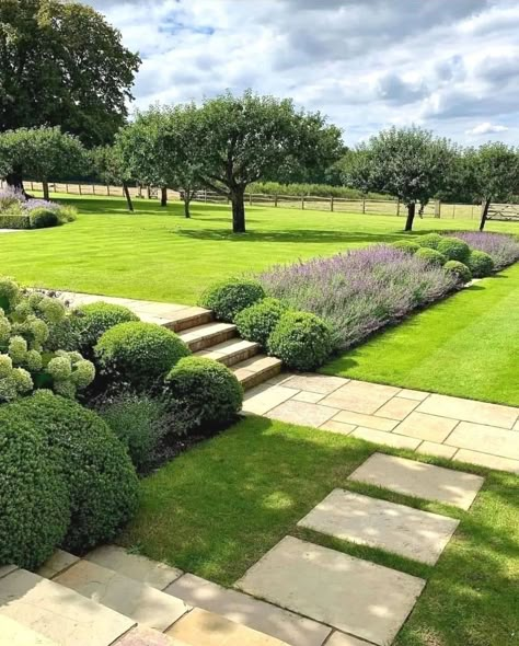 Sloped Garden, Smart Garden, Outdoor Gardens Design, Home Landscaping, Garden Landscape Design, Garden Layout, Last Post, Country Gardening, Back Garden