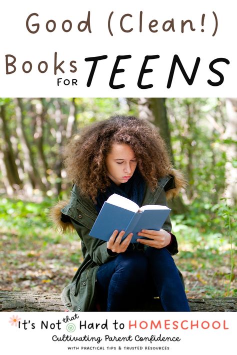 Good Clean Books for Teens – Fiction, Mystery, Christian, Non-Fiction – Its Not That Hard to Homeschool Books For 11-13, Books For 10-12, Clean Books For Teens, Books For Preteens, Good Books To Read For Teens, Christian Books For Teens, Christian Teen Books, Books For Middle Schoolers, Books For Teen Boys