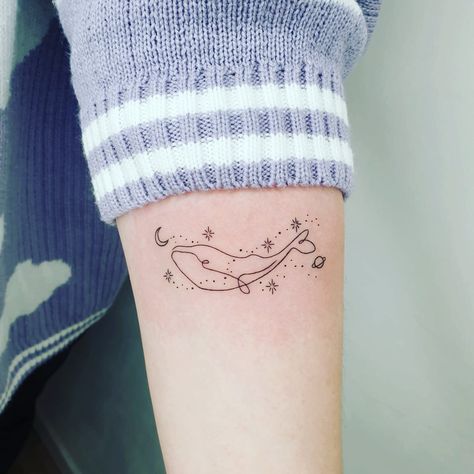 Bts Whale Tattoo, Spring Day Tattoo, 134340 Tattoo, Bts Tattoo Minimalist, Mikrokosmos Tattoo, Subtle Bts Tattoo, Promise Tattoo, Kpop Tattoos, Best Couple Tattoos