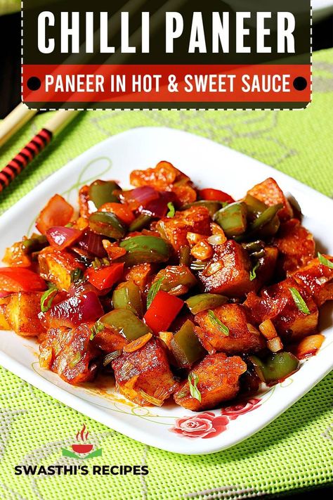 Chilli paneer recipe – A restaurant style paneer chilli dry, semi-dry & gravy recipes with video & step by step photos. Chilli paneer is a popular Indo-Chinese starter made by seasoning fried Indian cottage cheese aka paneer in chilli sauce. In this post I have shared 3 versions to make the recipe – dry, semi-dry and gravy. Chilli Paneer Recipe Video, Chili Paneer Recipe, Paneer Recipe Video, Paneer Chilli Dry, Chilli Paneer Recipe, Chili Paneer, Indian Cheese, Chilli Paneer, Paneer Dishes