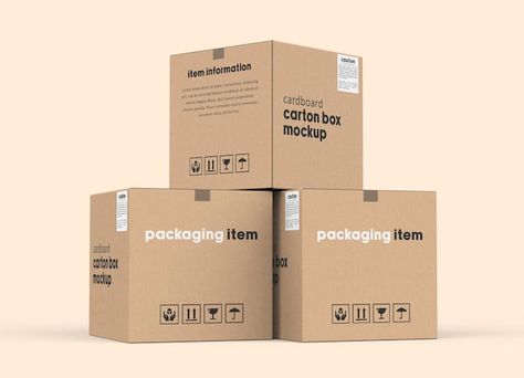 Packaging Design Presentation, Carton Box Packaging, Cardboard Cartons, Cardboard Design, Box Craft, Corrugated Paper, Design Presentation, Box Packaging Design, Box Mockup