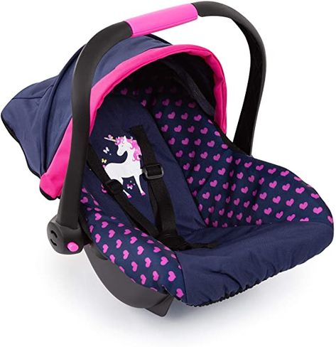 Amazon.com: Bayer Design Baby Doll Deluxe Car Seat with Canopy- Blue and Pink : Toys & Games Baby Doll Car Seat, Kids Play Toys, City Baby, Unicorn Doll, Baby Doll Accessories, Dolls Prams, Silicone Dolls, Bitty Baby, Baby Play