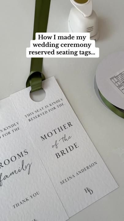 TikTok · Hannah Ceremony Reserved Seating, Reserved Seating Wedding, Seating Wedding, Reserved Seating, Mother Family, Seating Chart Wedding, Wedding Seating, Seating Charts, Diy Wedding