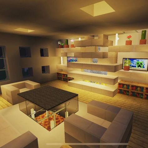 Minecraft Room Designs, Minecraft Rooms, Houses Simple, Mansion Minecraft, Modern Minecraft Houses, Minecraft Decoration, Rumah Minecraft Sederhana, Minecraft Mansion, Minecraft Interior