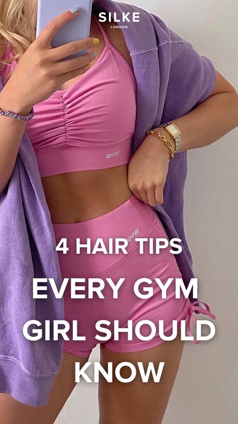 Gym Hair Hacks, How To Keep Hair Clean After Workout, How To Not Wash Your Hair After The Gym, After Gym Routine, After Workout Hairstyles, After Gym Hairstyles, Sweaty Hair After Workout, Post Workout Hair Care, Protective Gym Hairstyles