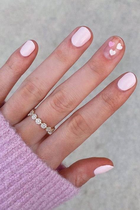 37 Valentine’s Day Nail Ideas Designs You’ll Actually Love. These Valentine's Day Nails will make you fall in love. #valentinesday #valentinesdaynails Bridal Nail Art, Nagellack Trends, Her Nails, Pink Nail Designs, Bridal Nails, Heart Nails, Valentine's Day Nails, Valentines Nails, Love Nails