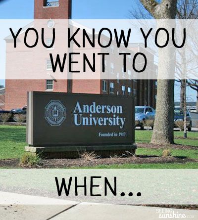 30+ Signs You are an Anderson University Raven Anderson University, Future Love, Alma Mater, College Life, Ravens, Funny Posts, Fun Things, Childhood Memories, Knowing You