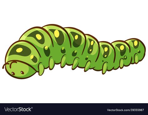 Caterpillar Drawing, Caterpillar Illustration, Caterpillar Cartoon, Cartoon Caterpillar, Frog Painting, Eye Illustration, Design Comics, Food Cartoon, Butterfly Life Cycle