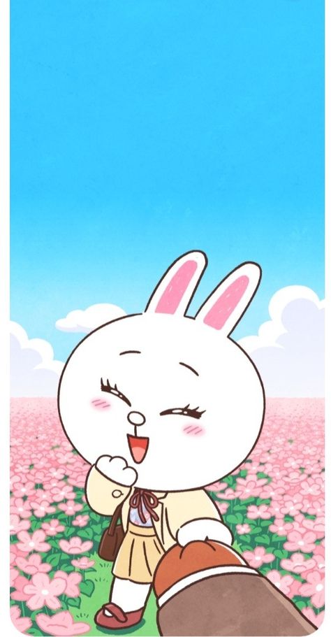 Line Cony, Cony Brown, Cute Love Cartoons, Brown Wallpaper, Cutest Thing Ever, Line Friends, Cute Bears, Cartoon Wallpaper, Cute Love