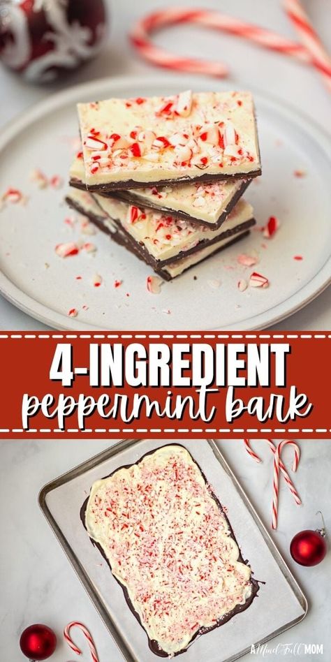 Ghiradelli Peppermint Bark, Candy Cane Bark Recipe, How To Make Peppermint Bark, Easy Peppermint Bark, No Bake Peppermint Bark Snowballs, Peppermint Bark Recipe, Christmas Desert Recipes, Christmas Peppermint Bark, Ghirardelli Peppermint Bark